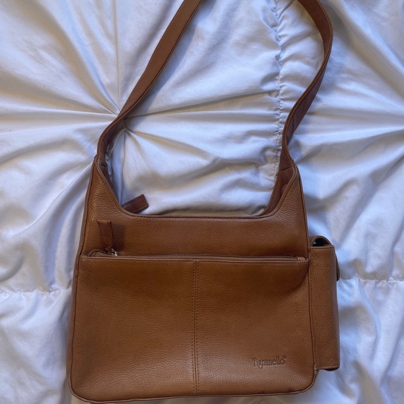 90s leather shoulder purse - Picture 1 of 5